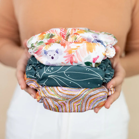 Bare and Boho Reusable Cloth Nappy 3 Pack